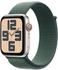 Apple Watch SE 2022 4G 44mm Polarlicht Sport Loop Seegrün (2024)