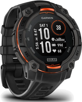 Garmin Instinct 3 Solar 45mm Schwarz – Vielseitige Funktionen für maximale Leistung