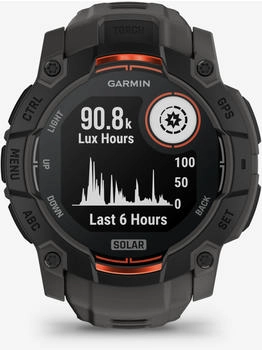 Garmin Instinct 3 Solar 50mm Kohle Schwarz – Garmin Instinct 3 Solar 50mm Kohle Schwarz für anspruchsvolle Outdoor-Aktivitäten