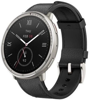 Amazfit Active 2 schwarzes Leder Premium Version