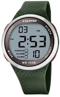 Chronograph CALYPSO WATCHES "Color Splash", gr&uuml;n (olivgr&uuml;n), Armbanduhren,...
