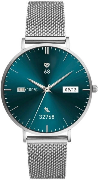 XCOAST SIONA Nano Silber, kleine Damen Smartwatch 37mm AMOLED