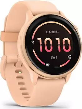 Garmin vívoactive 6 Pink Dawn/Pink Dawn Metallic – Garmin vívoactive 6 Pink Dawn – vielseitige Fitness-Smartwatch mit umfassender Sensorik