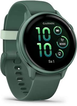 Garmin vívoactive 6 Jaspisgrün/Jaspisgrün Metallic – Präzise Ortung durch fünf Satellitensysteme