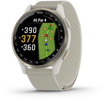 Garmin Approach S50 Elfenbein/Cremegold Aluminium