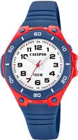 Calypso K5758/1 Kinder- und Jugenduhr Blau/Rot 10 bar
