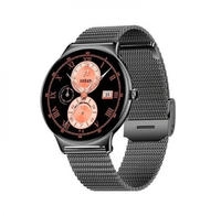 Cool Ultrathin Smartwatch + 2 Armb&auml;nder (Amoled, Anrufe, ultrad&uuml;nn), Schwarz,