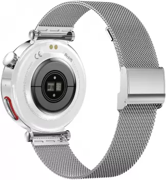 Knauermann Neo 2 (2025) rund silber Milanaise – Präzise Fitness-Begleitung für anspruchsvolle Sportler