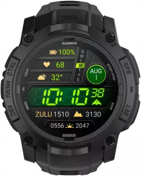 Garmin Instinct 3 AMOLED 50mm Schwarz Tactical Edition – Garmin Instinct 3 AMOLED 50mm Schwarz Tactical Edition - Robuster Begleiter für extremste Herausforderungen