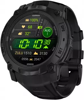 Garmin Instinct 3 AMOLED 50mm Schwarz Tactical Edition – Vielseitige Tracking-Funktionen für Höchstleistungen