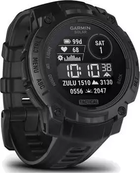 Garmin Instinct 3 Solar 45mm Schwarz Tactical Edition – Präzise Navigation und Gesundheitsüberwachung in jedem Terrain