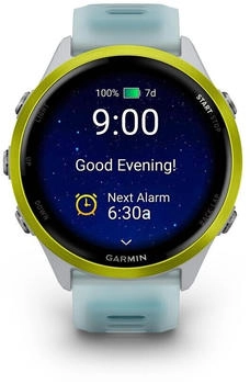 Garmin Forerunner 570 47mm Steinweiss/Amp Yellow/Transparent Steinweiss/Türkis – Garmin Forerunner 570 — Präzises Multisport-Tracking mit Always-on-Display
