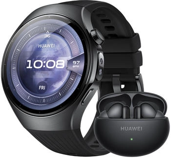 Huawei Watch 5 46mm Stainless Black + Freebuds 6i