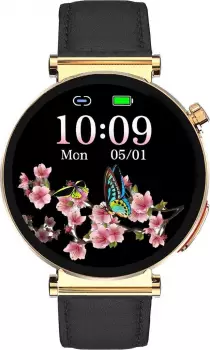 Knauermann Neo 2 (2025) rund gold Leder schwarz