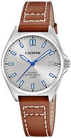 CALYPSO WATCHES Quarzuhr "Basic" Armbanduhr, Damenuhr, Lederarmband, analog, Tag