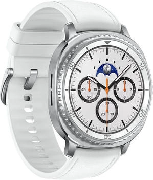 Samsung Galaxy Watch8 Classic 4G White – Standalone-Fähigkeit mit eSIM für smartphonefreies Training