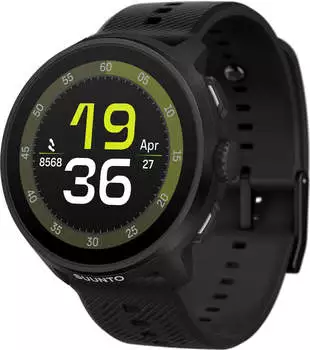 Suunto Run All Black silicone strap