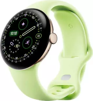 Google Pixel Watch 4 41mm 4G Champagne Gold/Lemongrass – Google Pixel Watch 4 41mm 4G Champagne Gold/Lemongrass - Ihr eleganter Begleiter für Fitness und Gesundheit