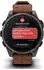 Garmin fenix® 8 Pro 47mm AMOLED Sapphire Graphit/Titan Carbongrau DLC Titan Leder-Armband