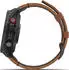 Garmin fenix® 8 Pro 47mm AMOLED Sapphire Graphit/Titan Carbongrau DLC Titan Leder-Armband