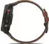 Garmin fenix® 8 Pro 51mm AMOLED Sapphire Graphit/Titan Carbongrau DLC Titan Leder-Armband