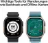 Apple Watch Ultra 3 Titanium Natural Ocean Band Anchor Blue