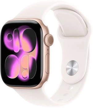 Apple Watch Series 11 5G 42mm Aluminium Rose Gold Sport Band Light Blush S/M