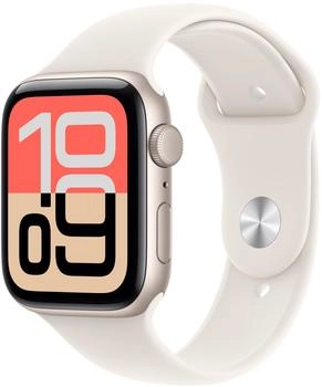 Apple Watch SE 3 GPS 44mm Starlight Sport Band Starlight S/M