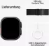 Apple Watch Ultra 3 Titanium Black Milanese Loop Black L
