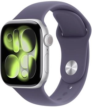 Apple Watch Series 11 GPS 42mm Aluminium Silver Sport Band Purple Fog M/L
