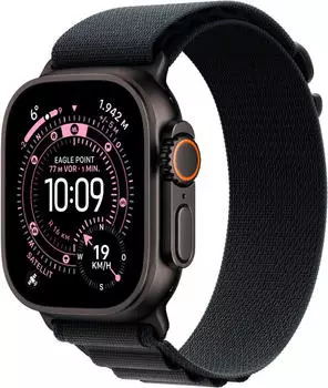 Apple Watch Ultra 3 Titanium Black Alpine Loop Black S