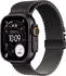 Apple Watch Ultra 3 Titanium Black Milanese Loop Black S