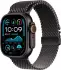 Apple Watch Ultra 3 Titanium Black Milanese Loop Black M