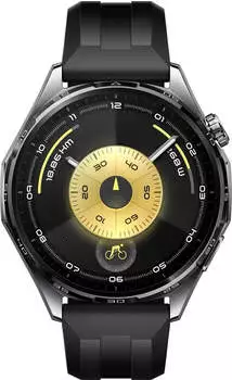 Huawei WATCH GT 6 46mm Schwarz – Lange Trainingsdauer dank dreiwöchiger Akkulaufzeit