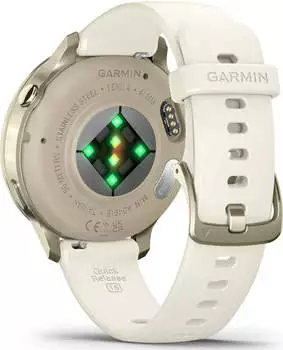 Garmin Venu 4 41mm Lunargold/Bone Silikon-Armband – Garmin Venu 4 41mm Lunargold/Bone Silikon-Armband vereint Robustheit mit Eleganz