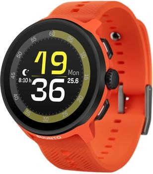 Suunto Run Coral Orange Silicone Strap