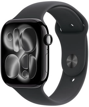 Apple Watch Series 11 11 GPS + Cellular 46mm Aluminium Black Sport Band M/L jet black