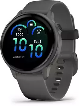 Garmin v&iacute;voactive 6 Kiesel/Schiefergrau