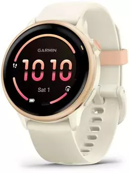 Garmin v&iacute;voactive 6 Bone/Pink Dawn Metallic