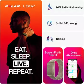 Polar Loop Gen2 Greige Sand – Präzise Herzfrequenzmessung für effektives Training