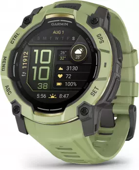Garmin Instinct 3 AMOLED 50mm Farngrün Limited Edition