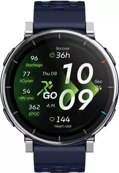 Amazfit Active 3 Premium bleu – Amazfit Active 3 Premium bleu vereint Ausdauer mit umfassender Sensorik