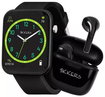 Tikkers Smart Series 13 Set With Earbuds Black