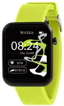 Tikkers Kids Series 13 Lime Green Silicone Strap