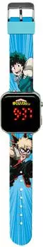 Kids Licensing My Hero Academia Kinder-LED-Digitaluhr, quadratisch (MHA4008)