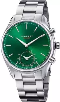 Kronaby Sekel Hybrid-Smartwatch Herren, Edelstahl, 10ATM (S3780/1)