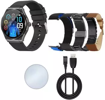 Knauermann PRO 3 (2024) Smartwatch schwarz, AMOLED, EKG, Schlafapnoe, SOS (PRO 3)