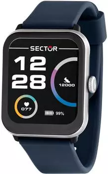 Sector S-08 Smartwatch Herren, digital, 37mm, matt