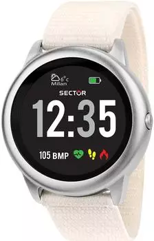 Sector S-01 Smartwatch 46mm weiß (R3251545502)