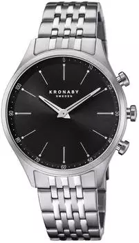 Kronaby Sekel Hybrid Smartwatch Herren, Edelstahl, 10 ATM (S3777/3)